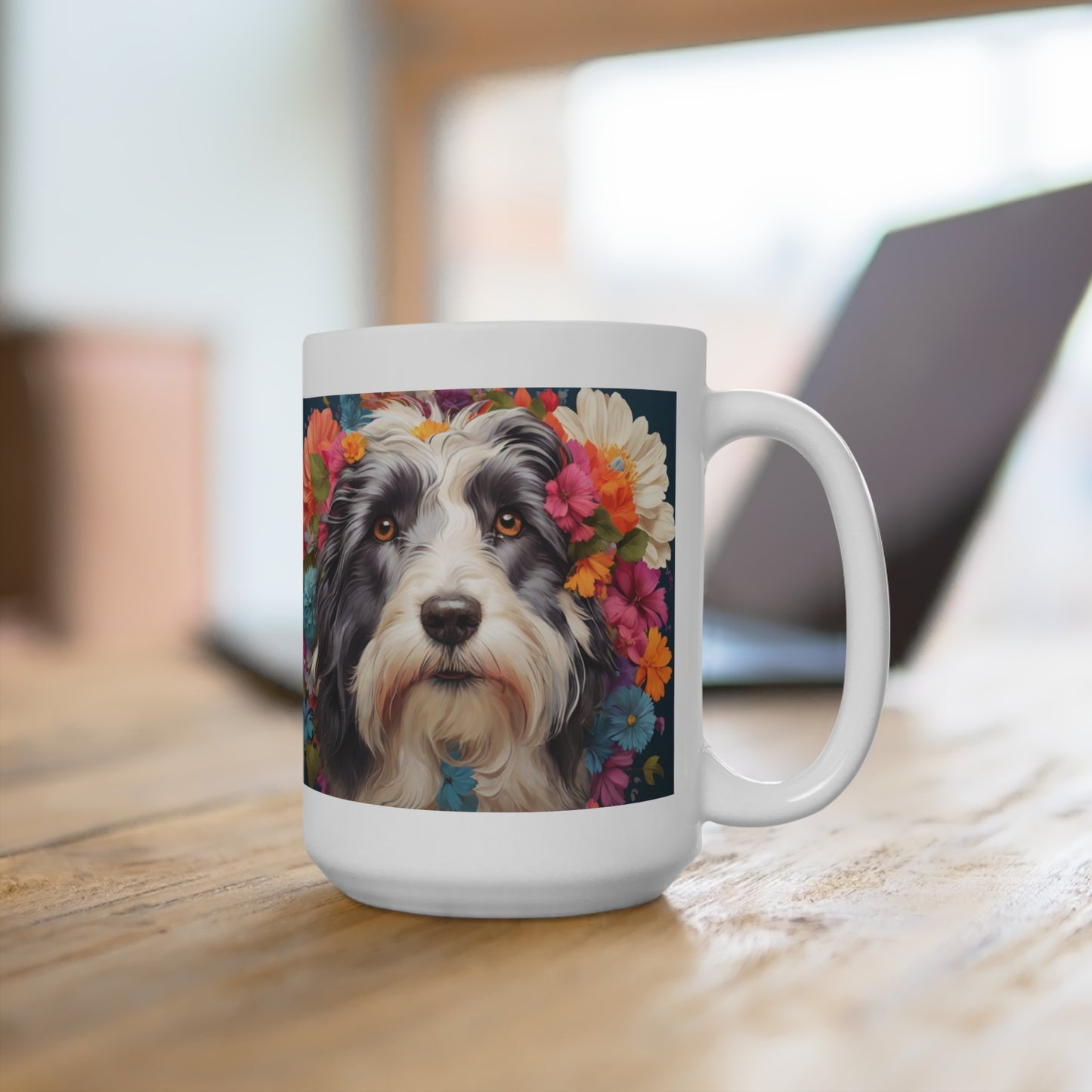 Bearded Collie Lover Coffee Mug 15oz