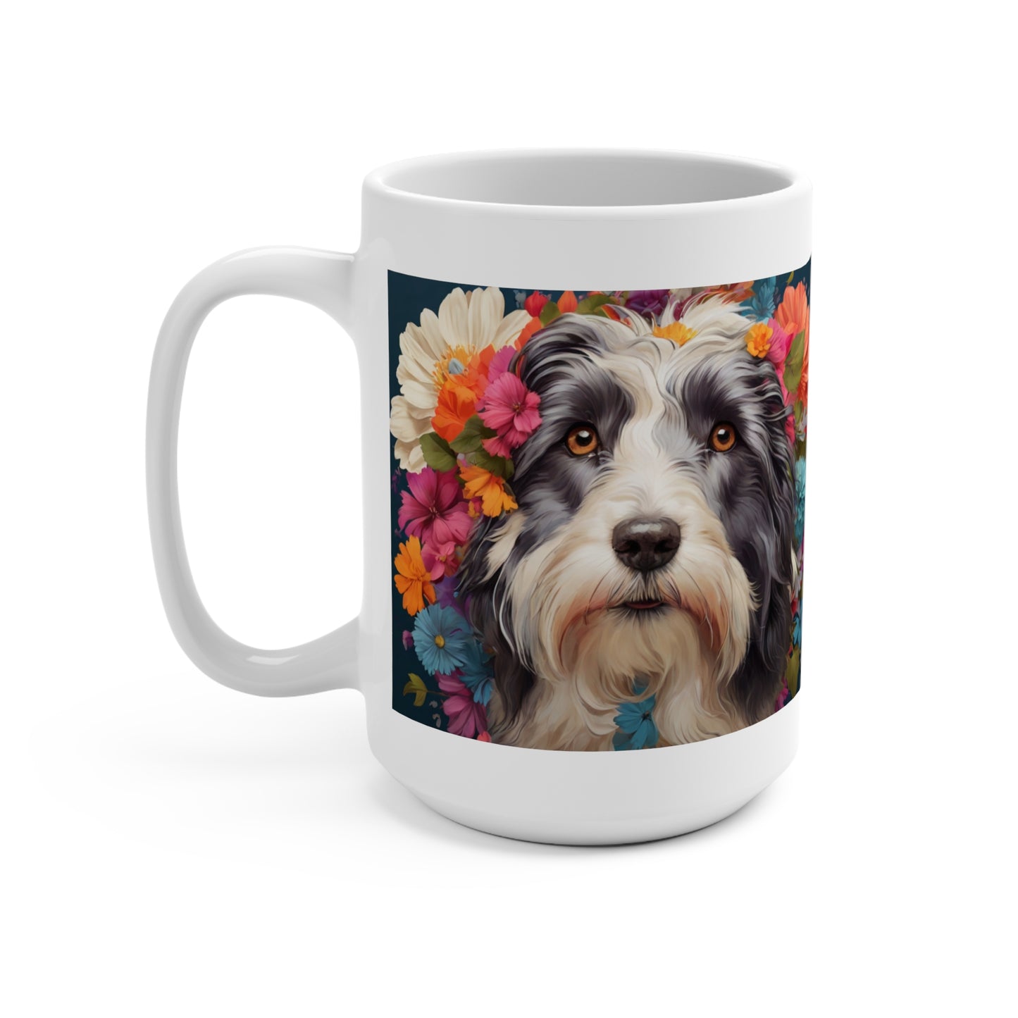 Bearded Collie Lover Coffee Mug 15oz