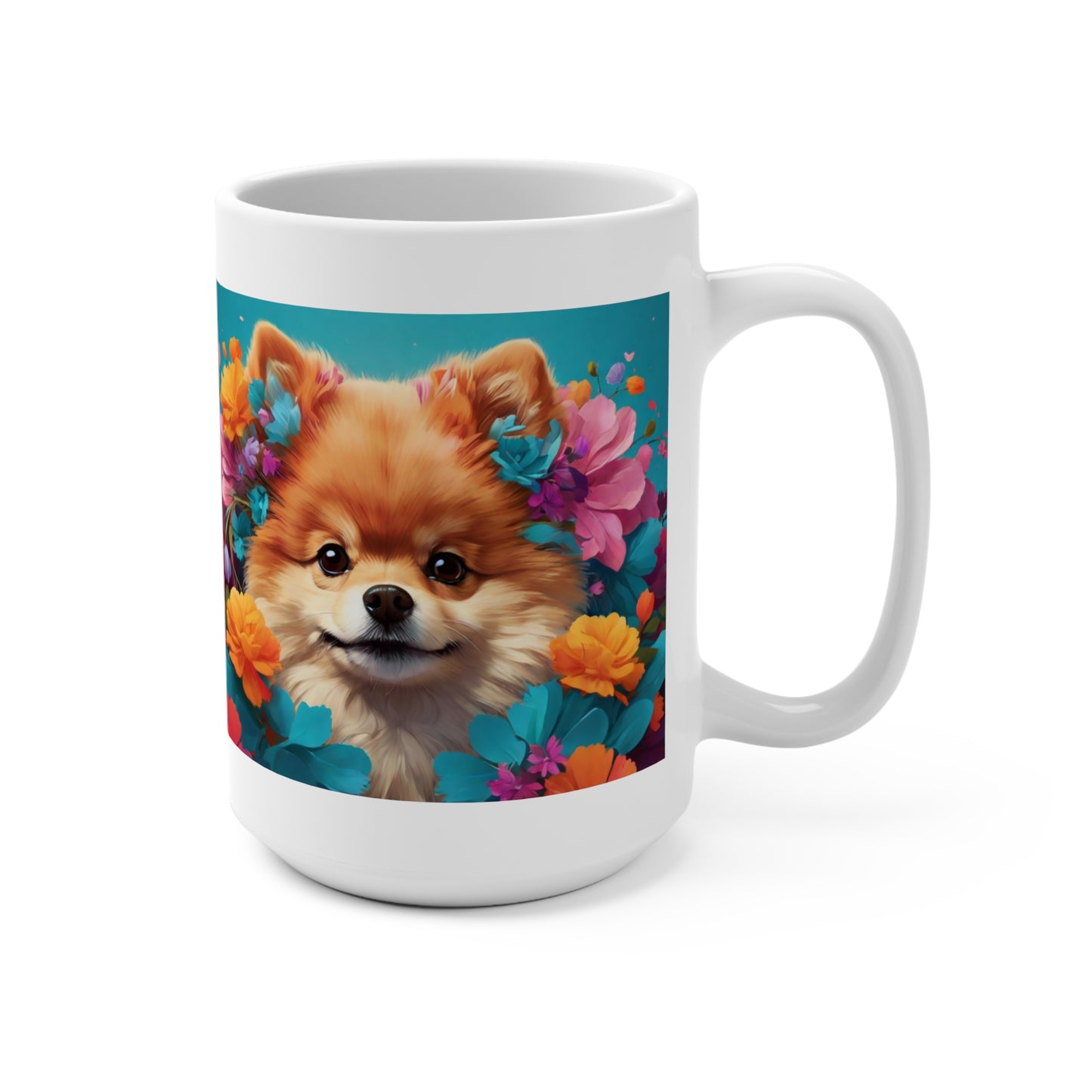 Pomeranian Dog Lover Coffee Mug 15oz