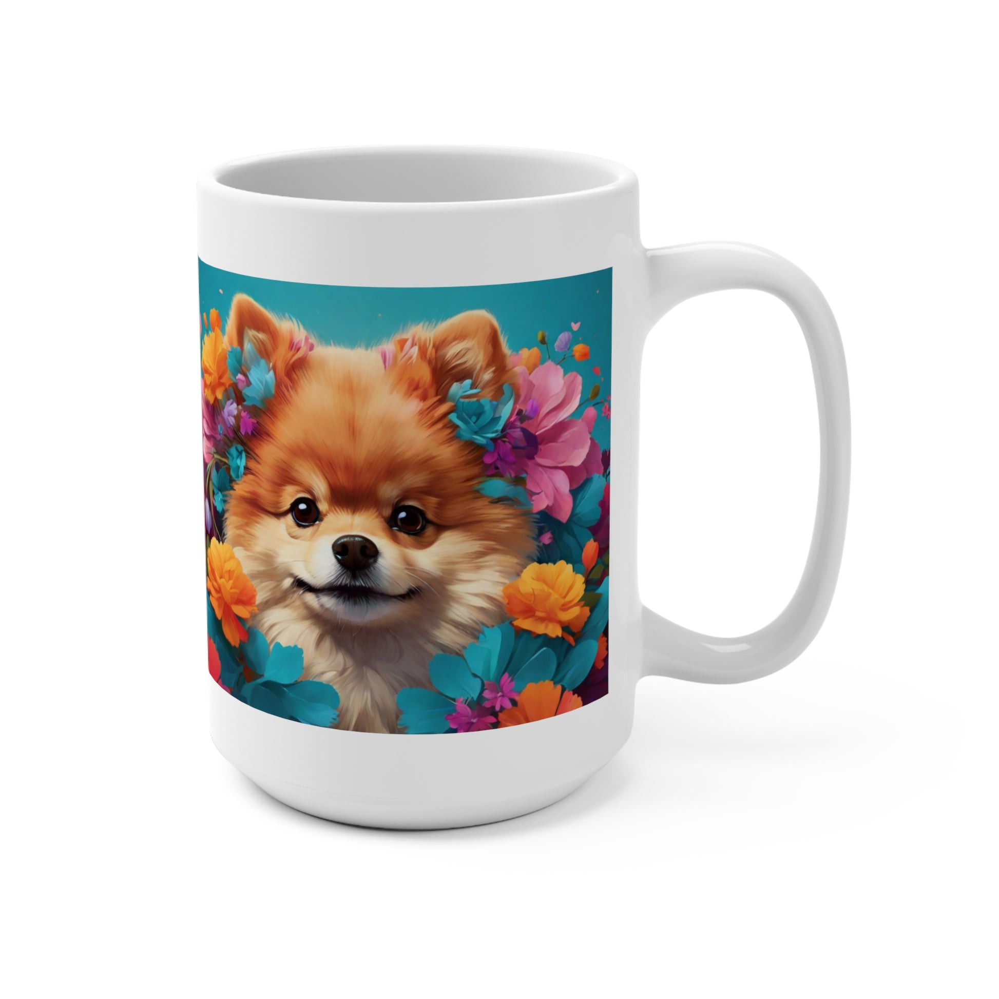 Pomeranian Dog Lover Coffee Mug 15oz