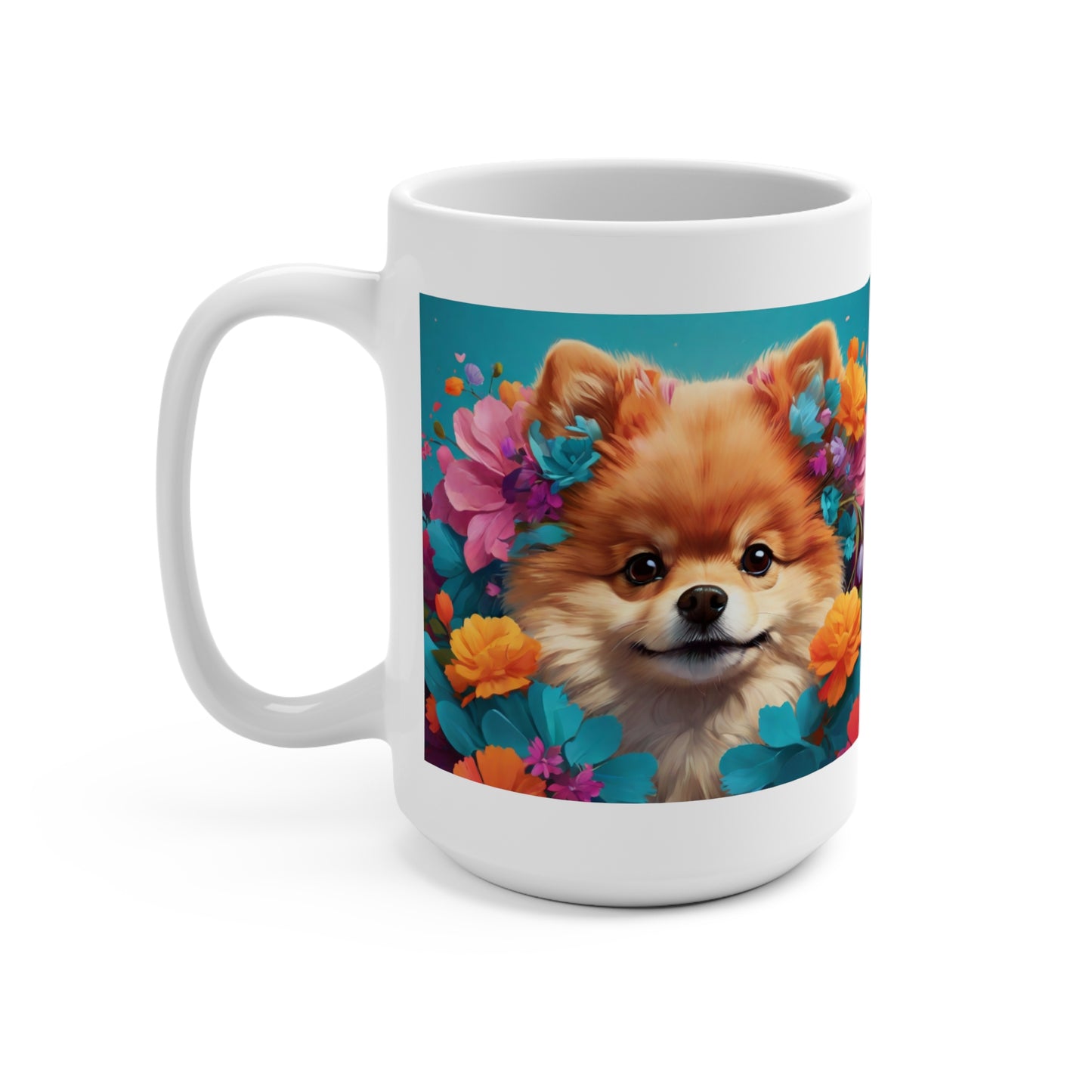 Pomeranian Dog Lover Coffee Mug 15oz