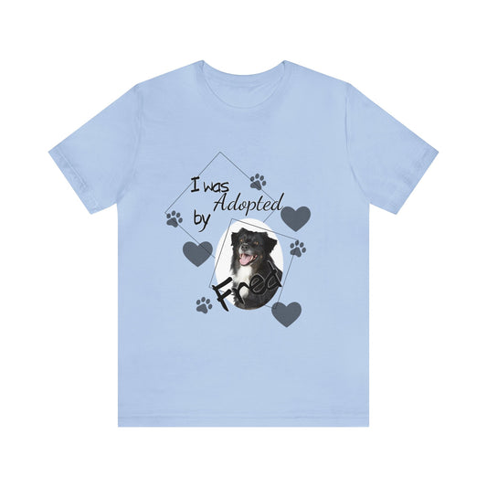 Personalized Dog Lover Adopted Custom T-Shirt Rescue Pup