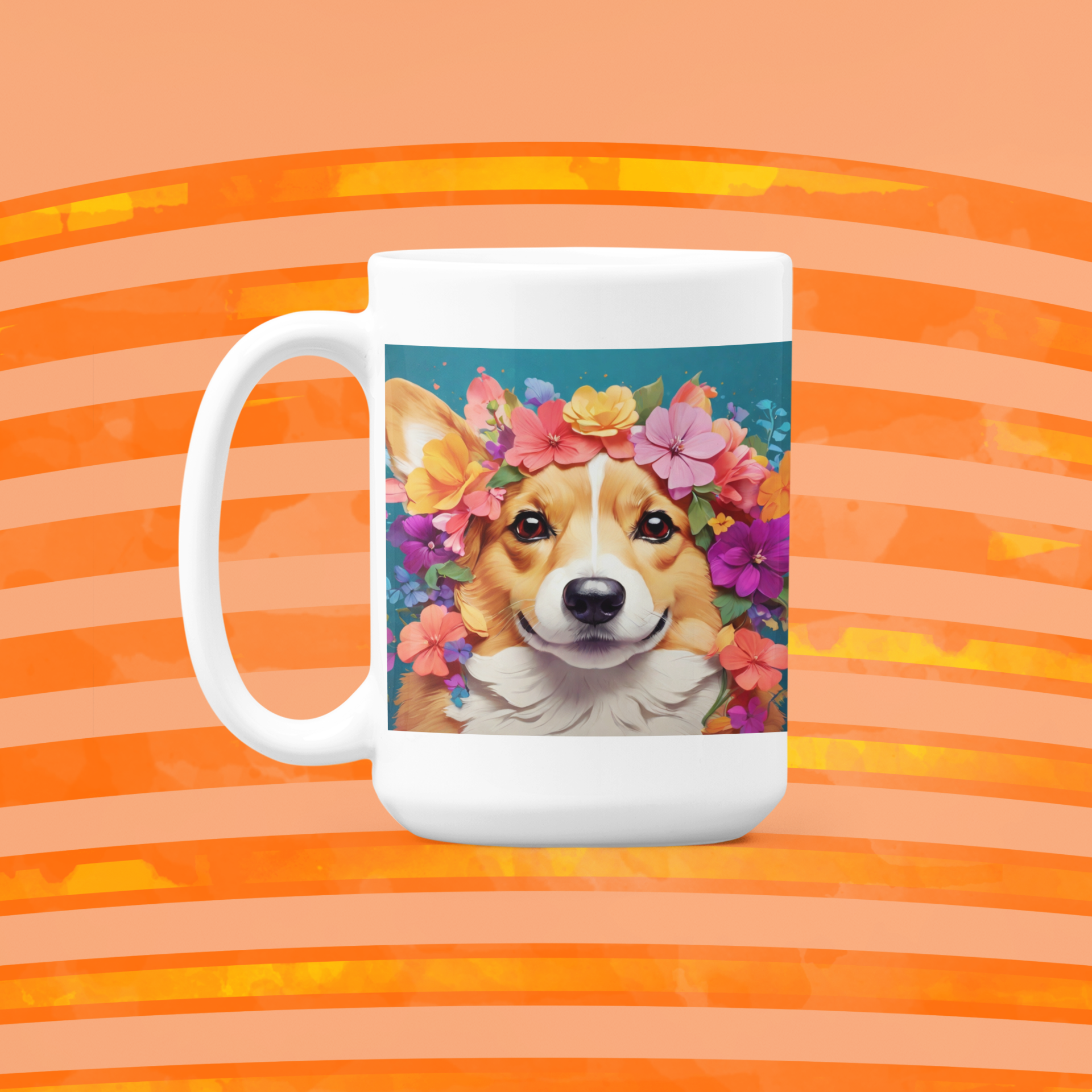 Corgi Dog Lover Coffee Mug 15oz