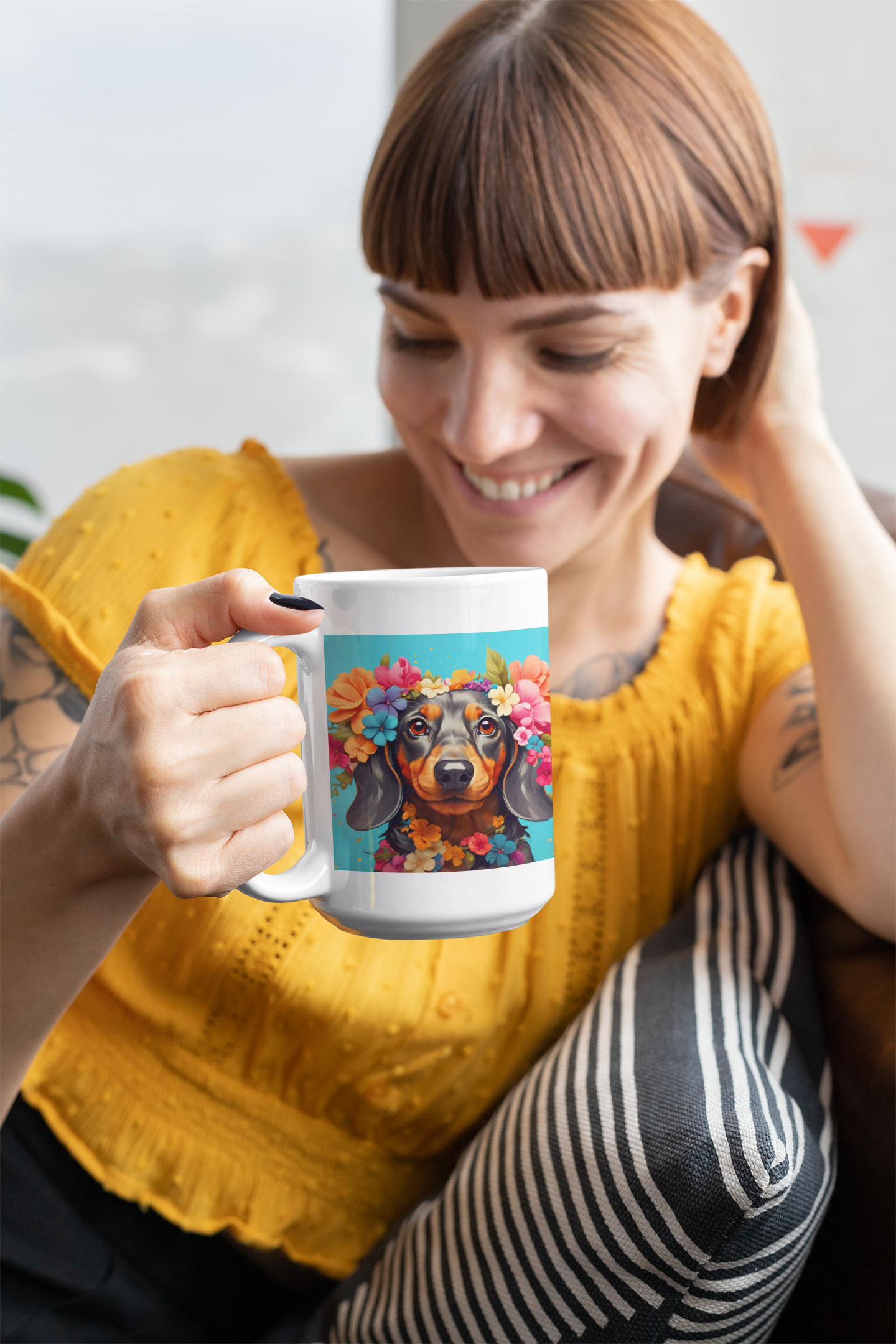 Dachshund Dog Lover Coffee Mug 15oz