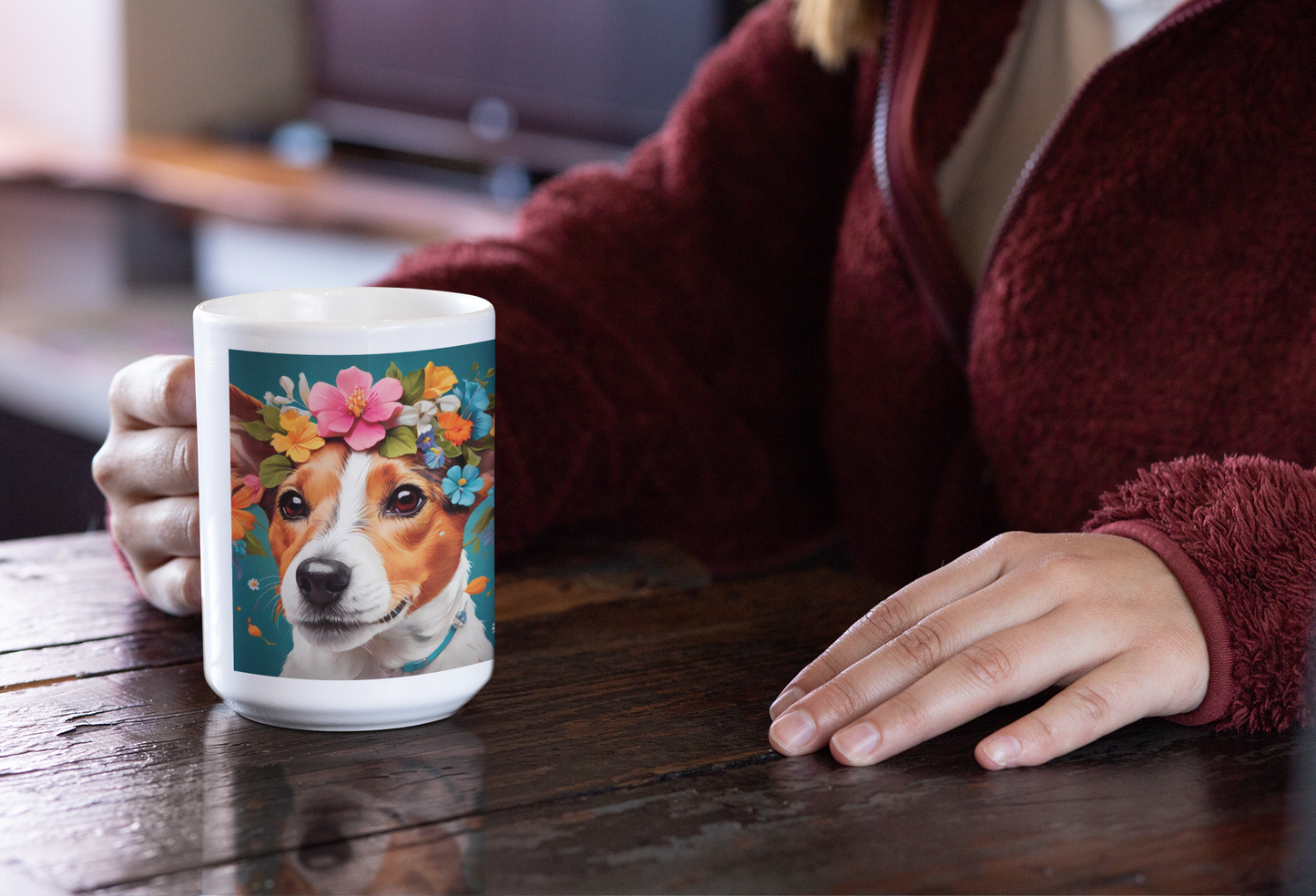 Jack Russell Dog Lover Coffee Mug 15oz