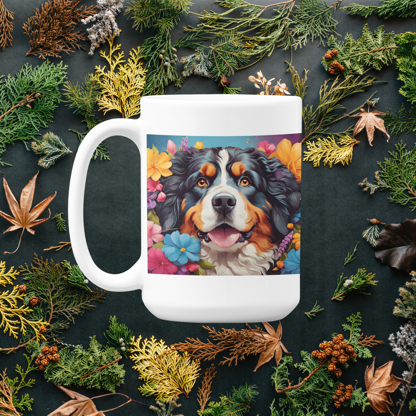 Bernese Mountain Dog Lover Coffee Mug 15oz