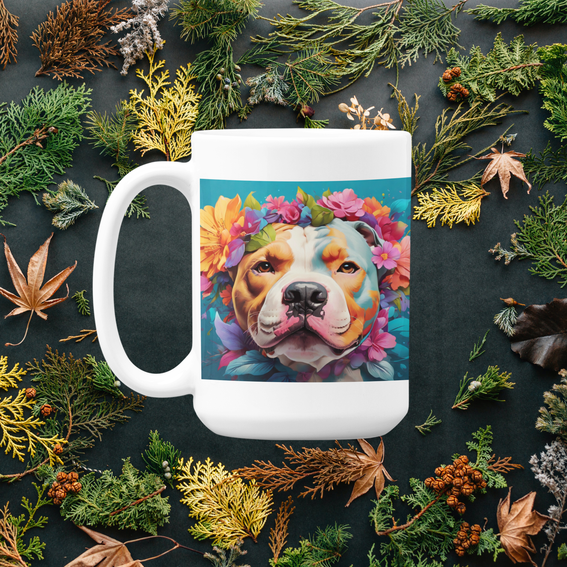 Pit Bull Dog Lover Coffee Mug 15oz