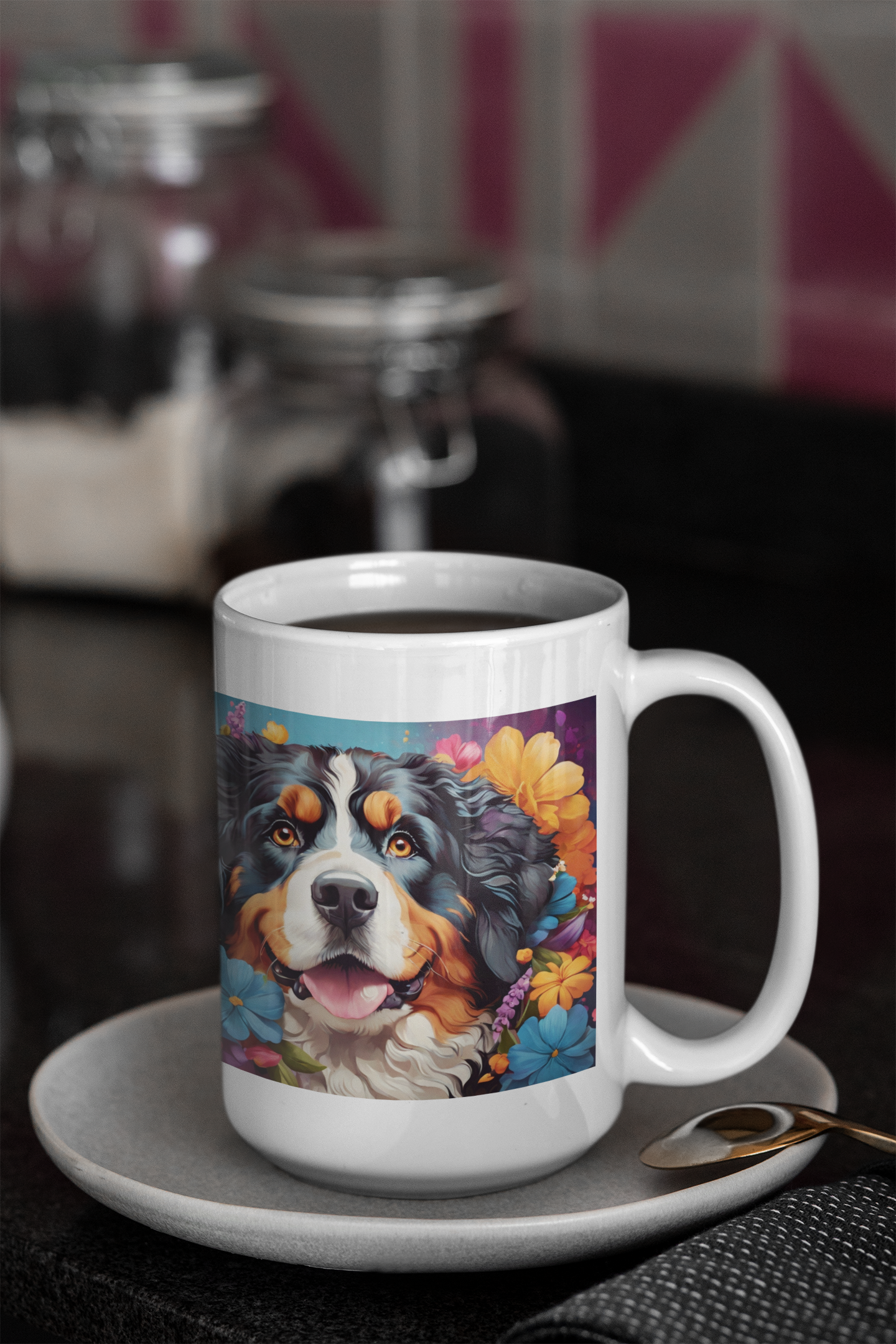 Bernese Mountain Dog Lover Coffee Mug 15oz