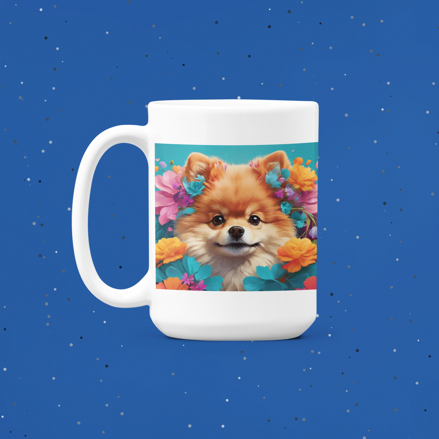 Pomeranian Dog Lover Coffee Mug 15oz