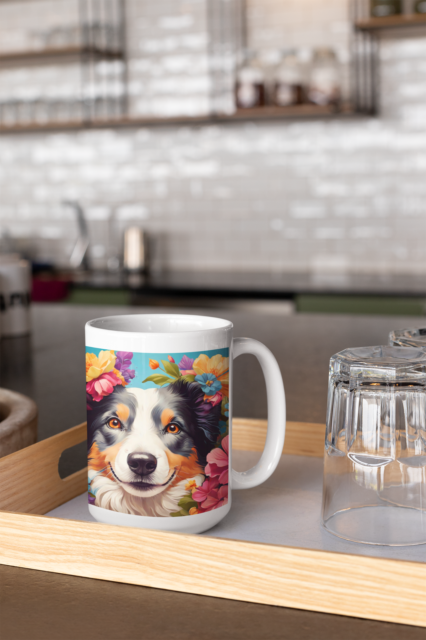 Border Collie Dog Lover Coffee Mug 15oz