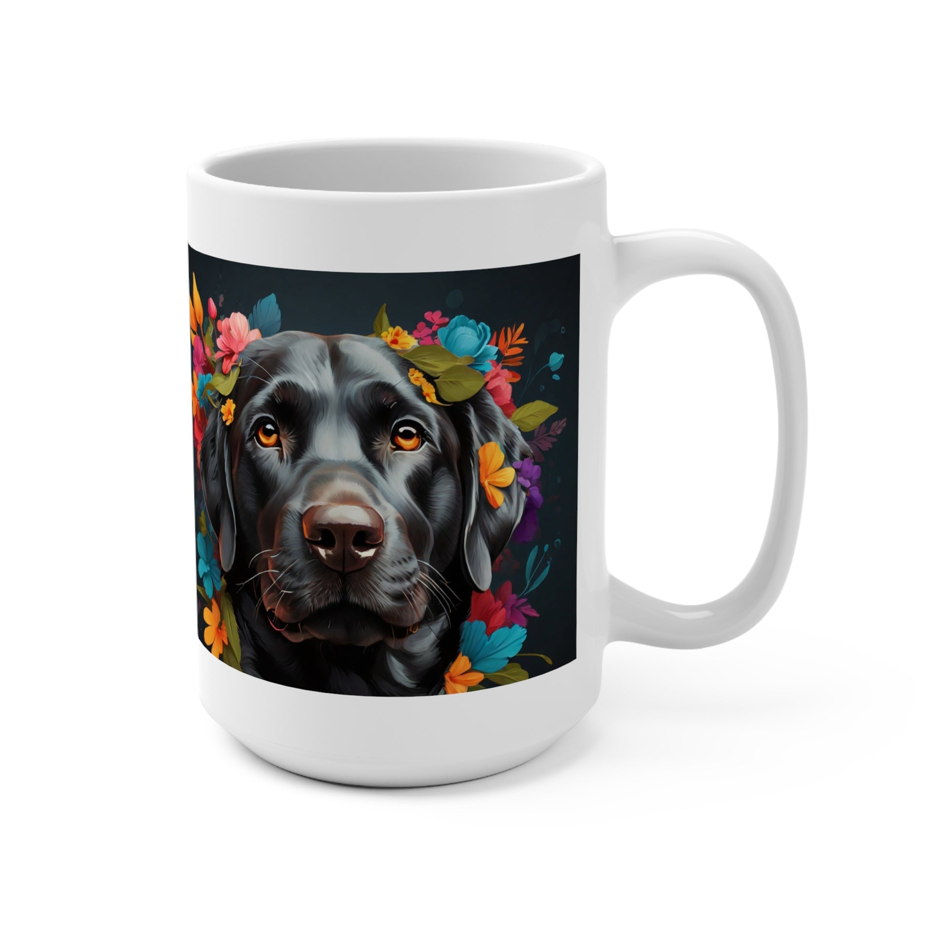 Black Labrador Dog Lover Coffee Mug 15oz