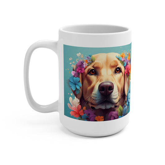 Yellow Labrador Retriever Dog Lover Coffee Mug 15oz