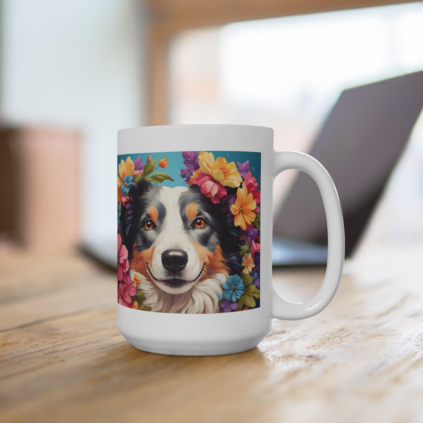 Border Collie Dog Lover Coffee Mug 15oz