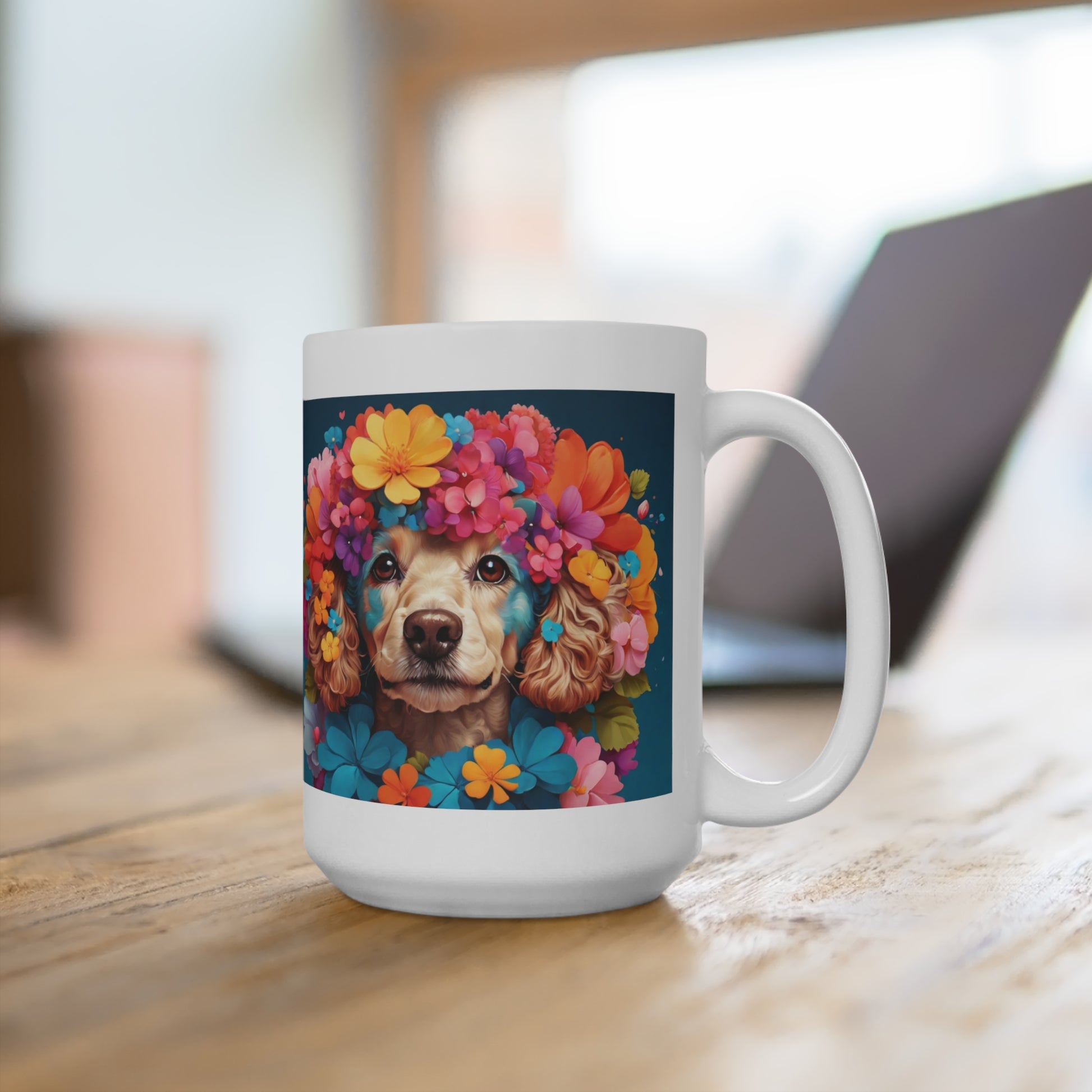 Poodle Dog Lover Coffee Mug 15oz