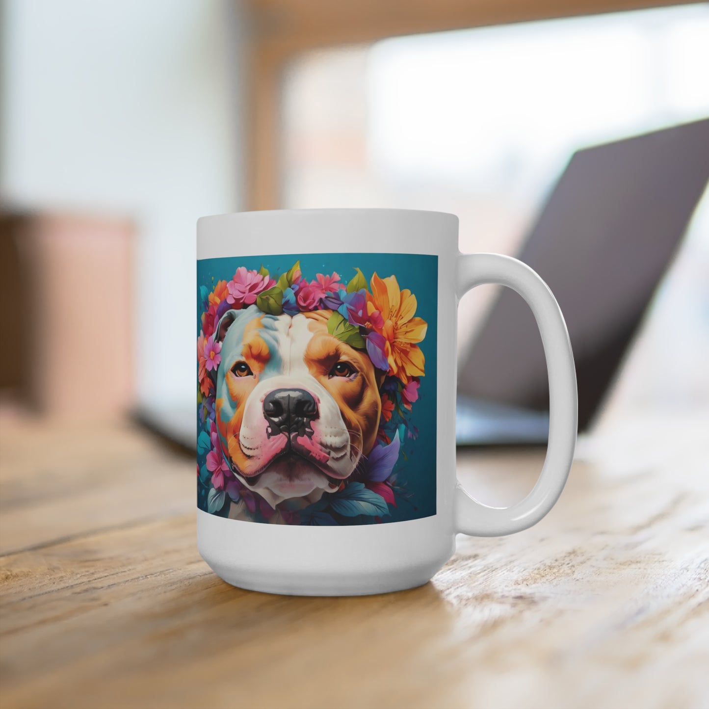 Pit Bull Dog Lover Coffee Mug 15oz