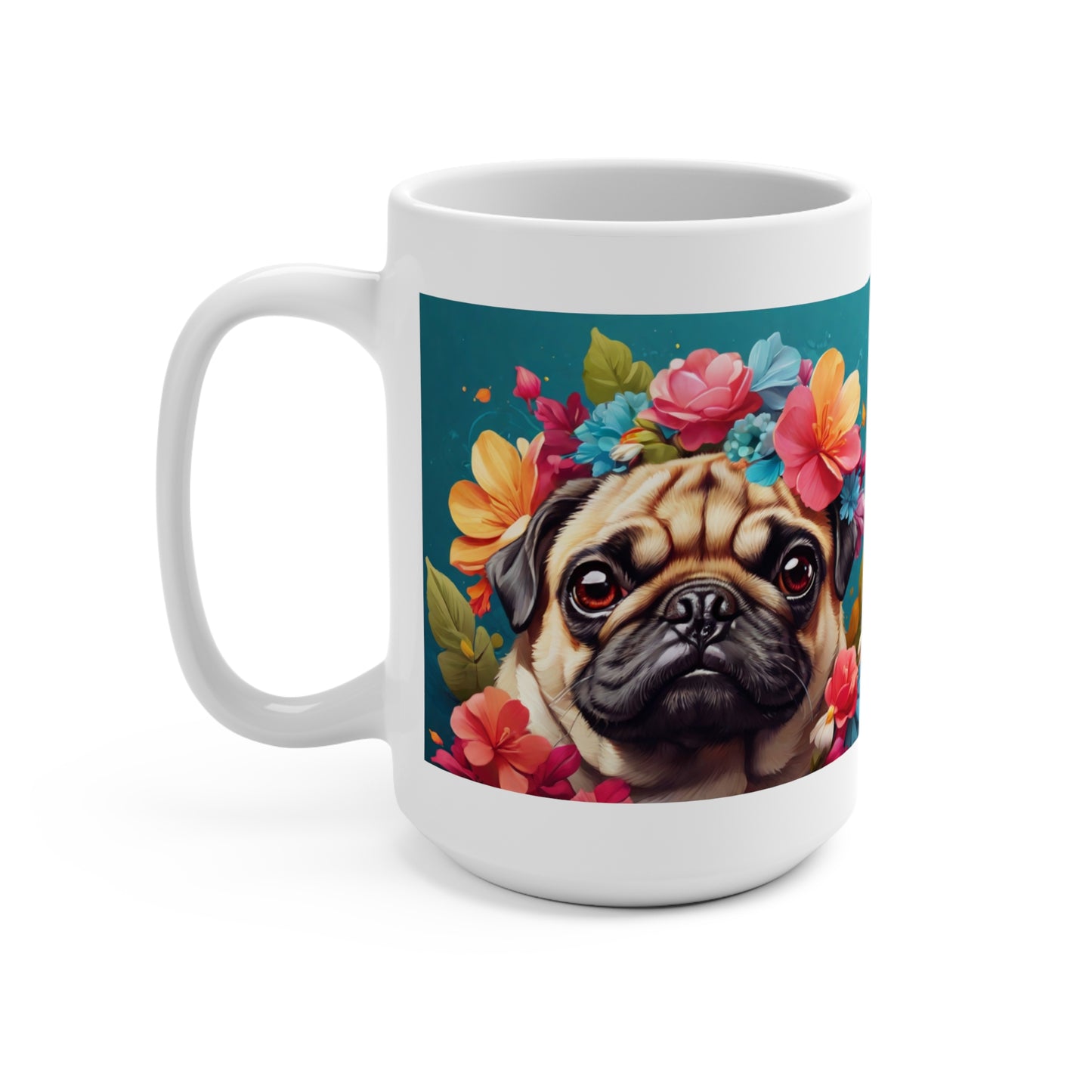 Pug Dog Lover Coffee Mug 15oz