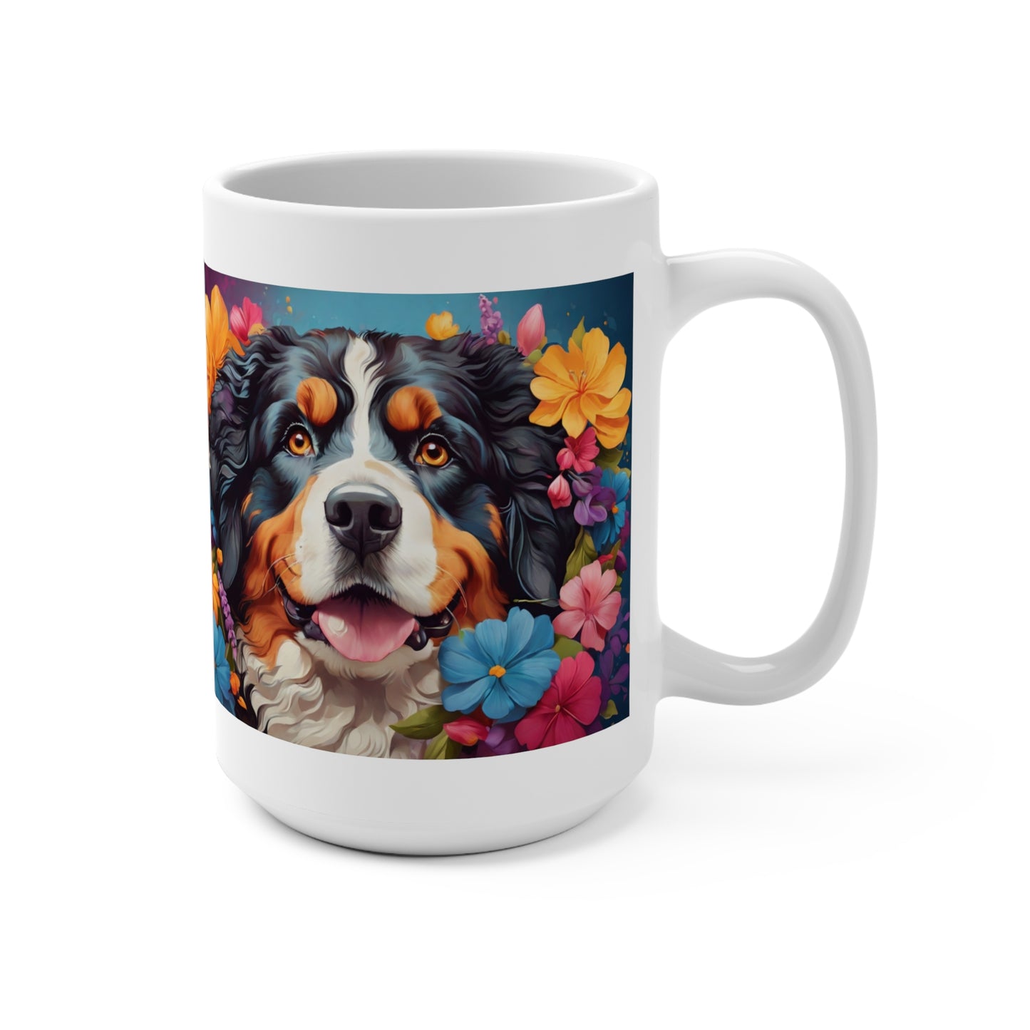 Bernese Mountain Dog Lover Coffee Mug 15oz