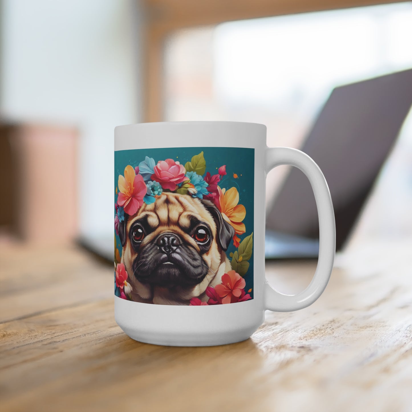 Pug Dog Lover Coffee Mug 15oz