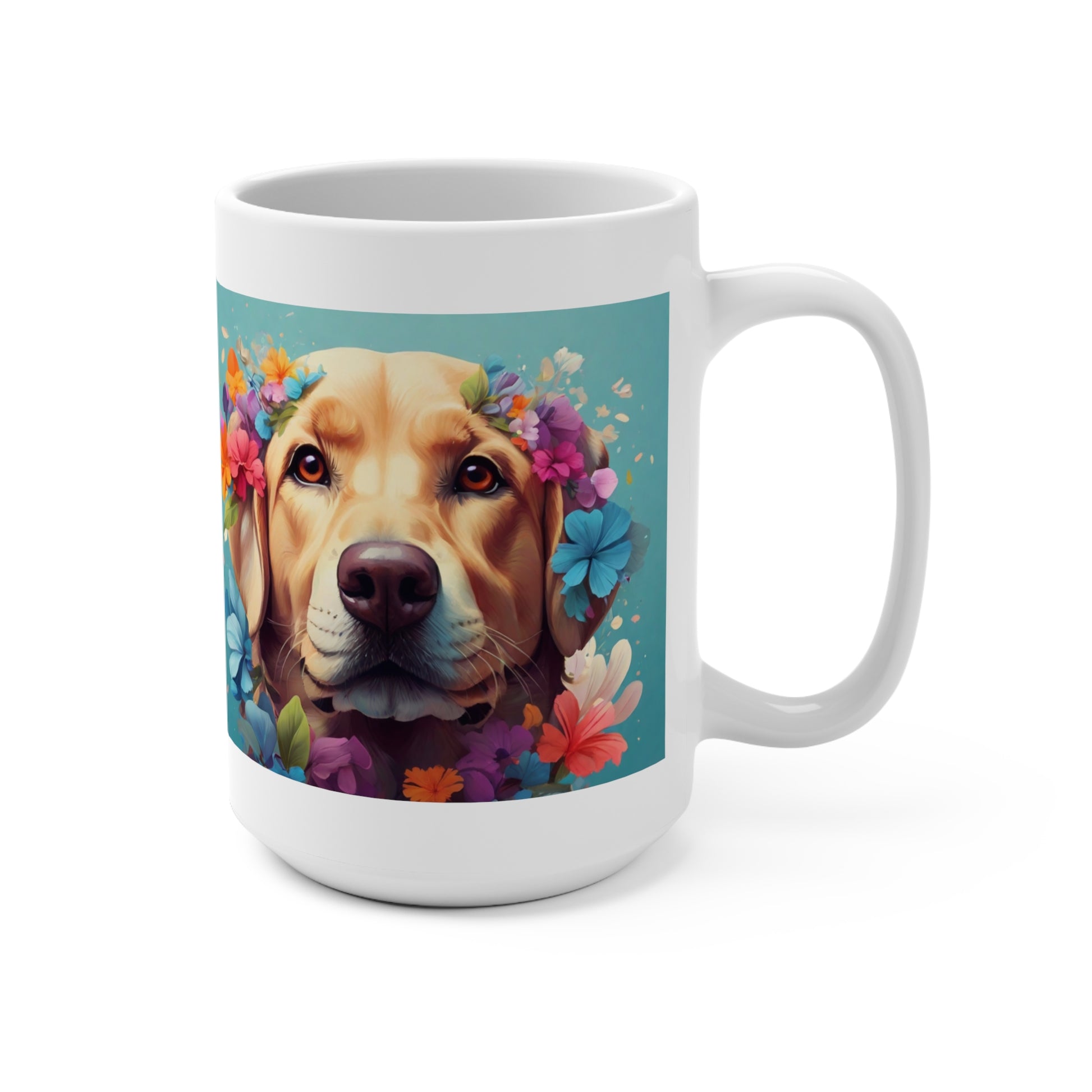 Yellow Labrador Retriever Dog Lover Coffee Mug 15oz