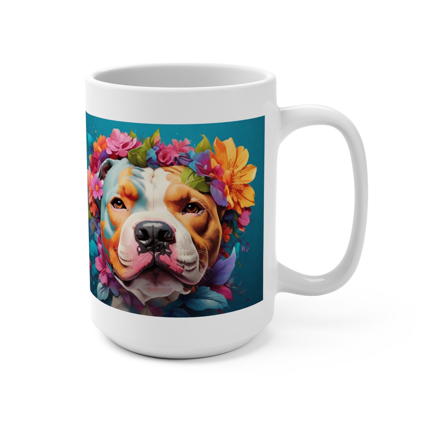 Pit Bull Dog Lover Coffee Mug 15oz