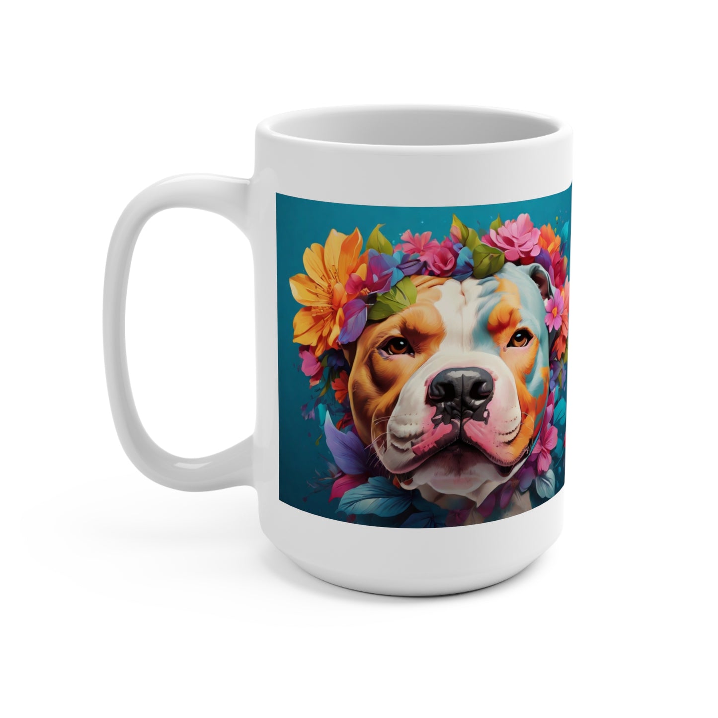 Pit Bull Dog Lover Coffee Mug 15oz