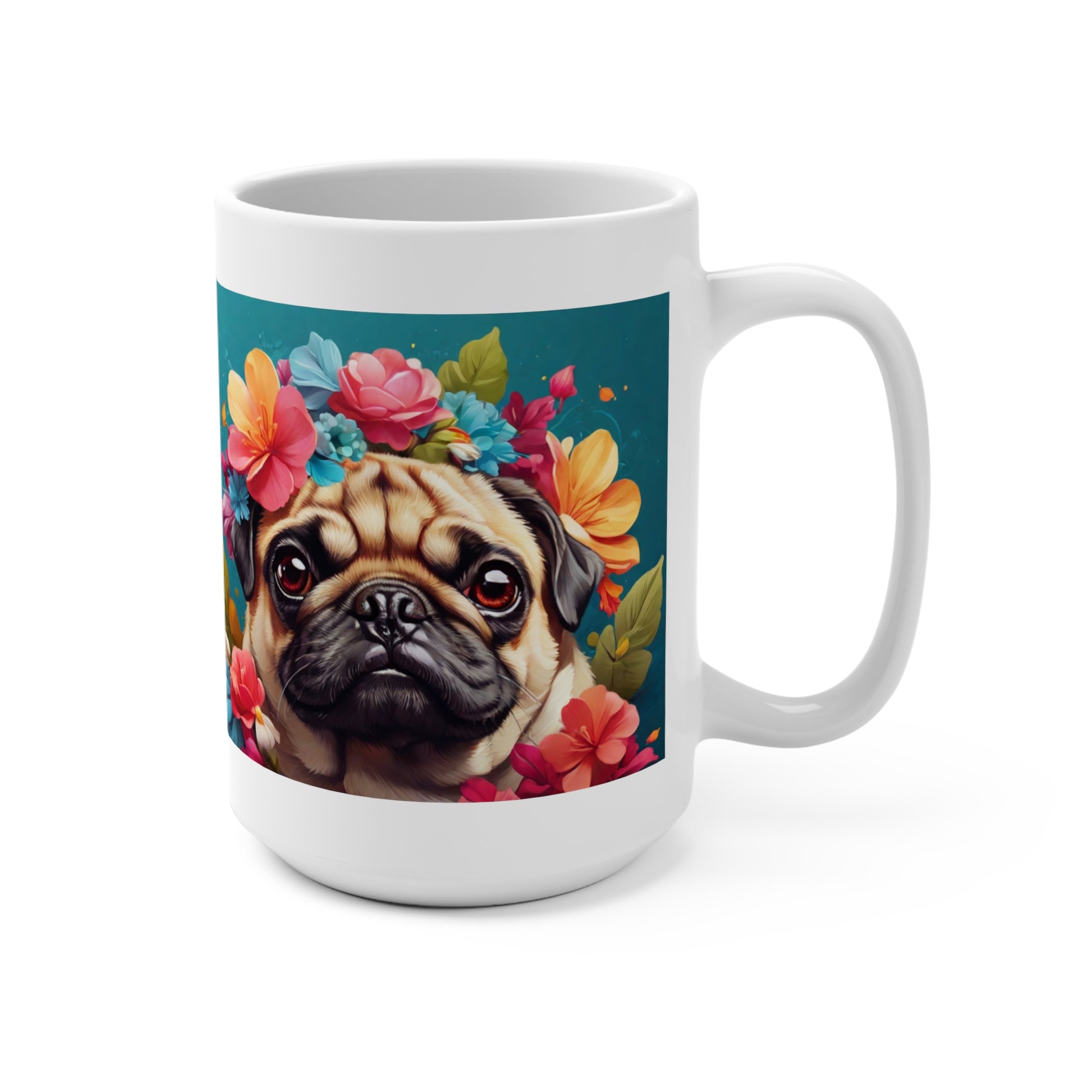 Pug Dog Lover Coffee Mug 15oz