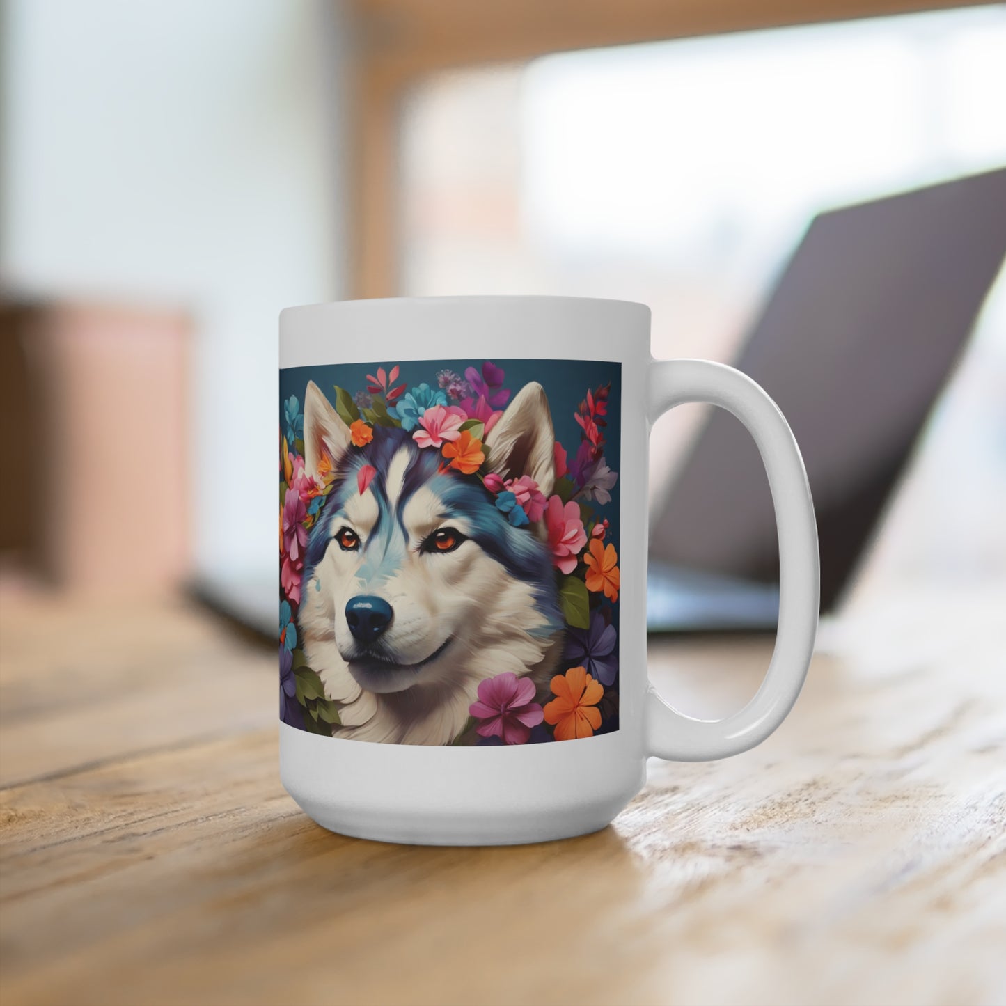 Husky Dog Lover Coffee Mug 15oz