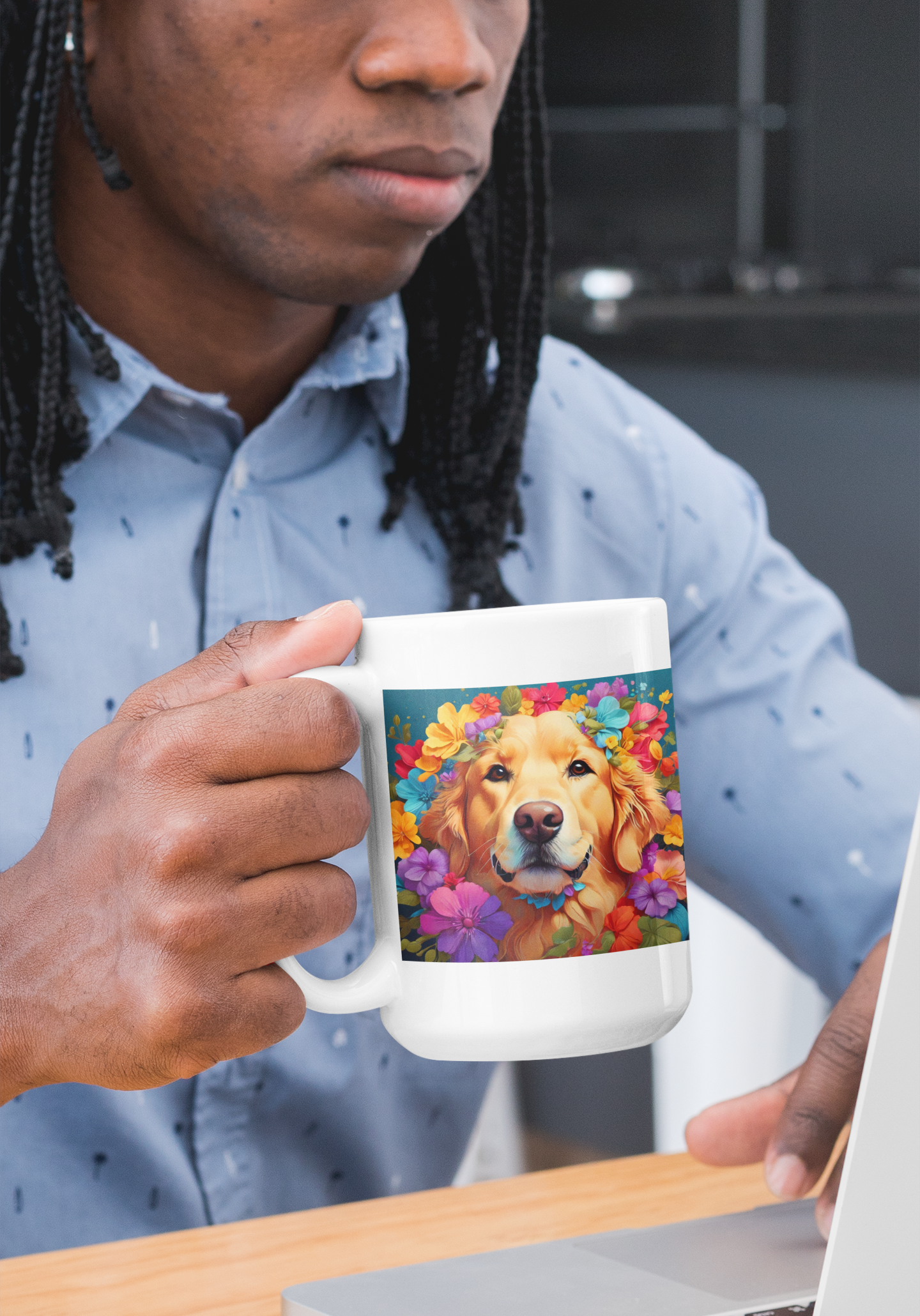 Golden Retriever  Dog Lover Coffee Mug 15oz