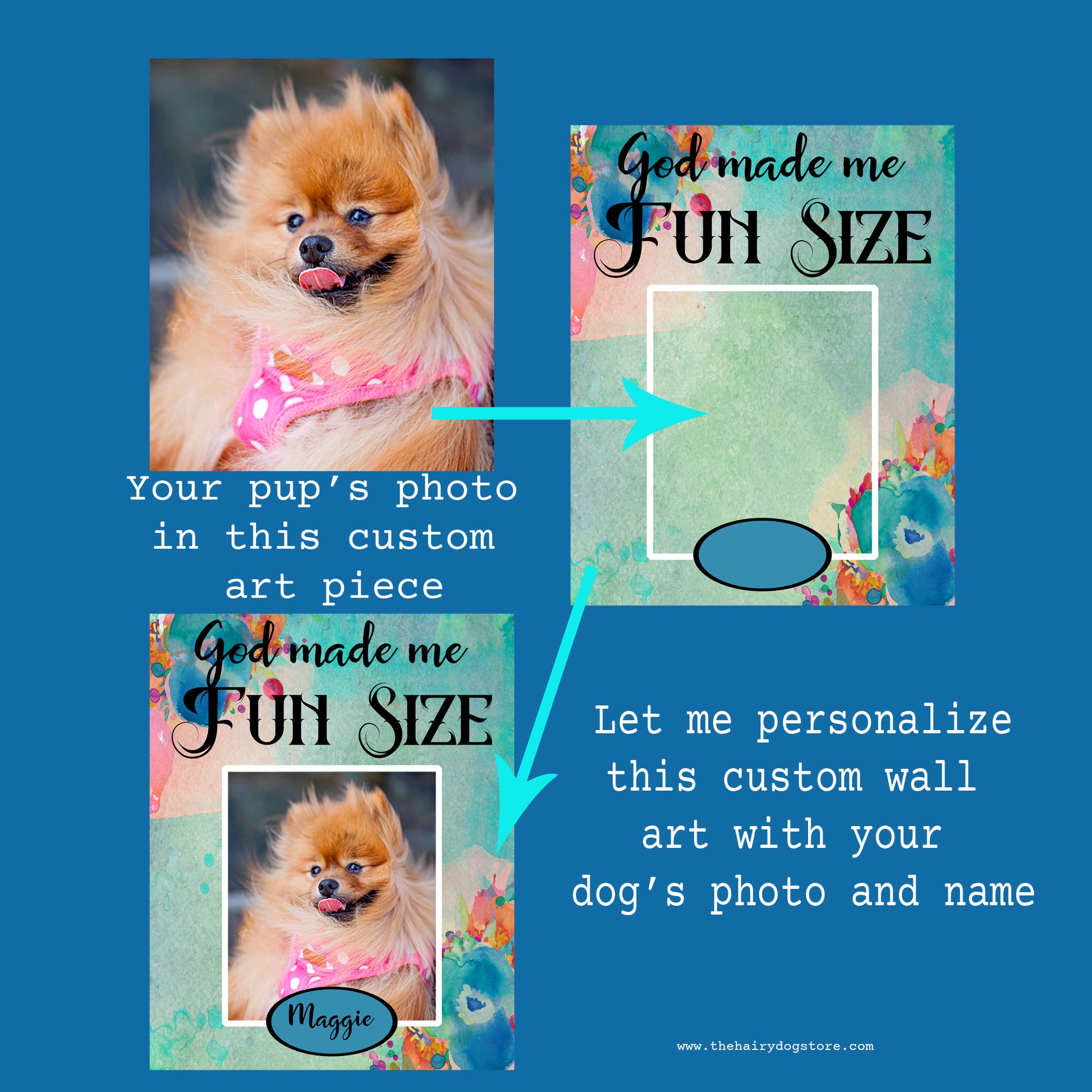 How My Custom Pet Portraits are made