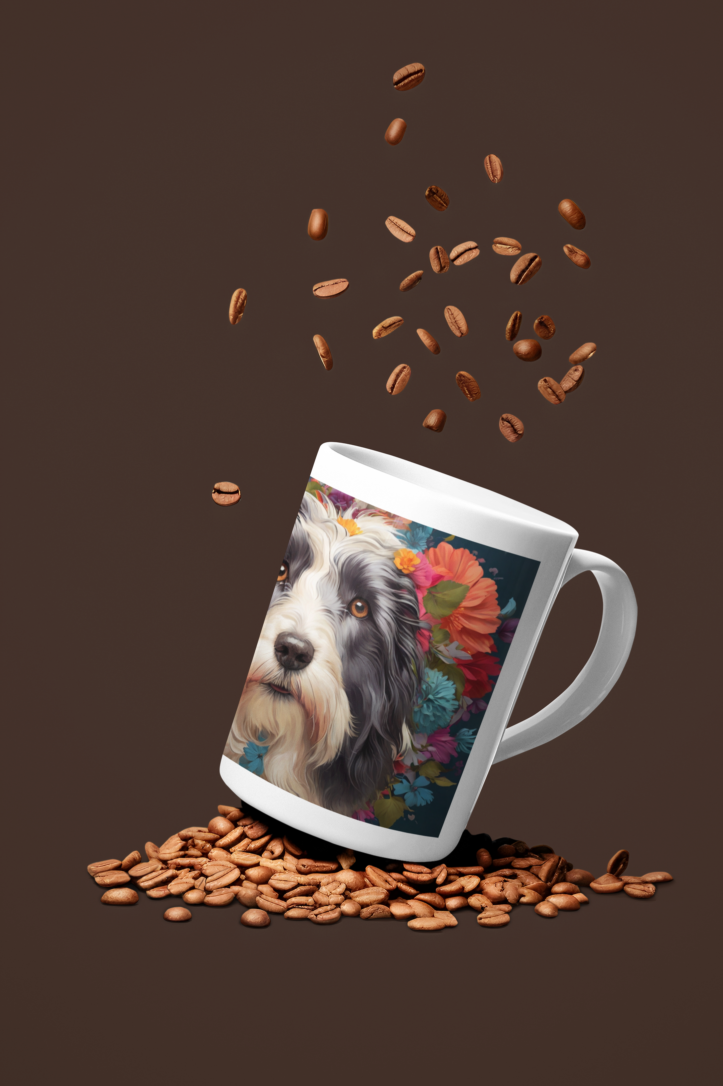 Bearded Collie Lover Coffee Mug 15oz