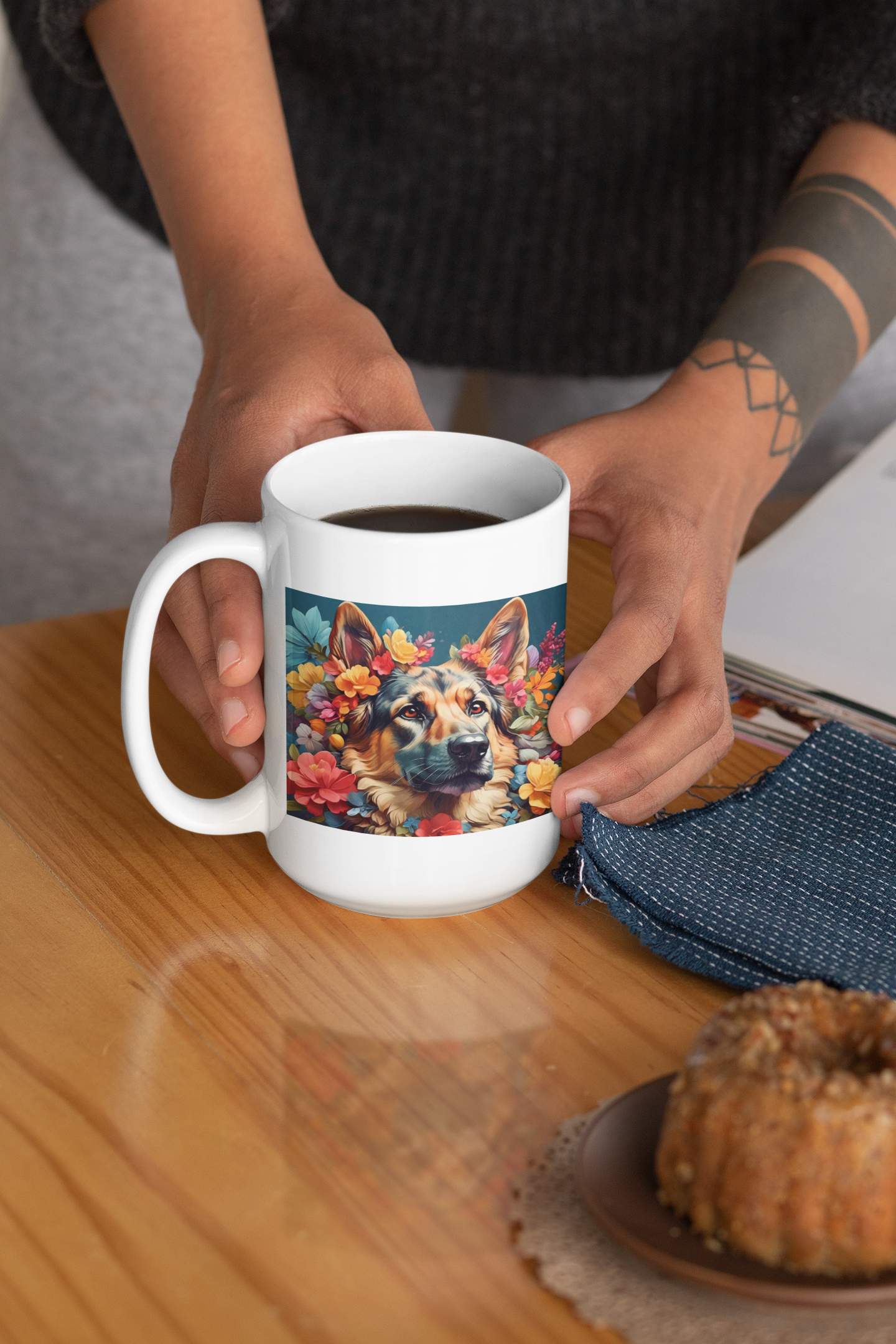 German Shepherd Dog Lover Coffee Mug 15oz