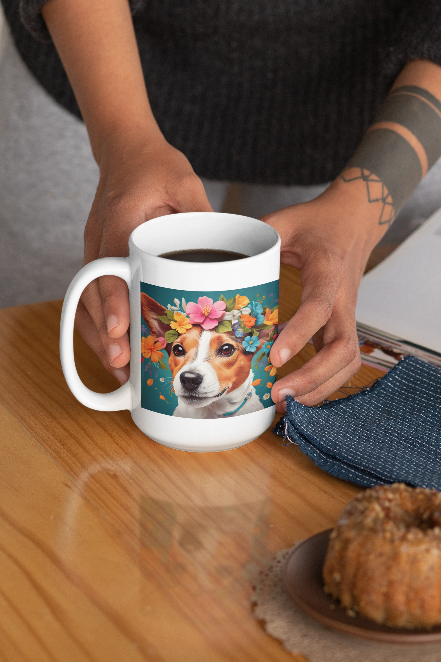 Jack Russell Dog Lover Coffee Mug 15oz