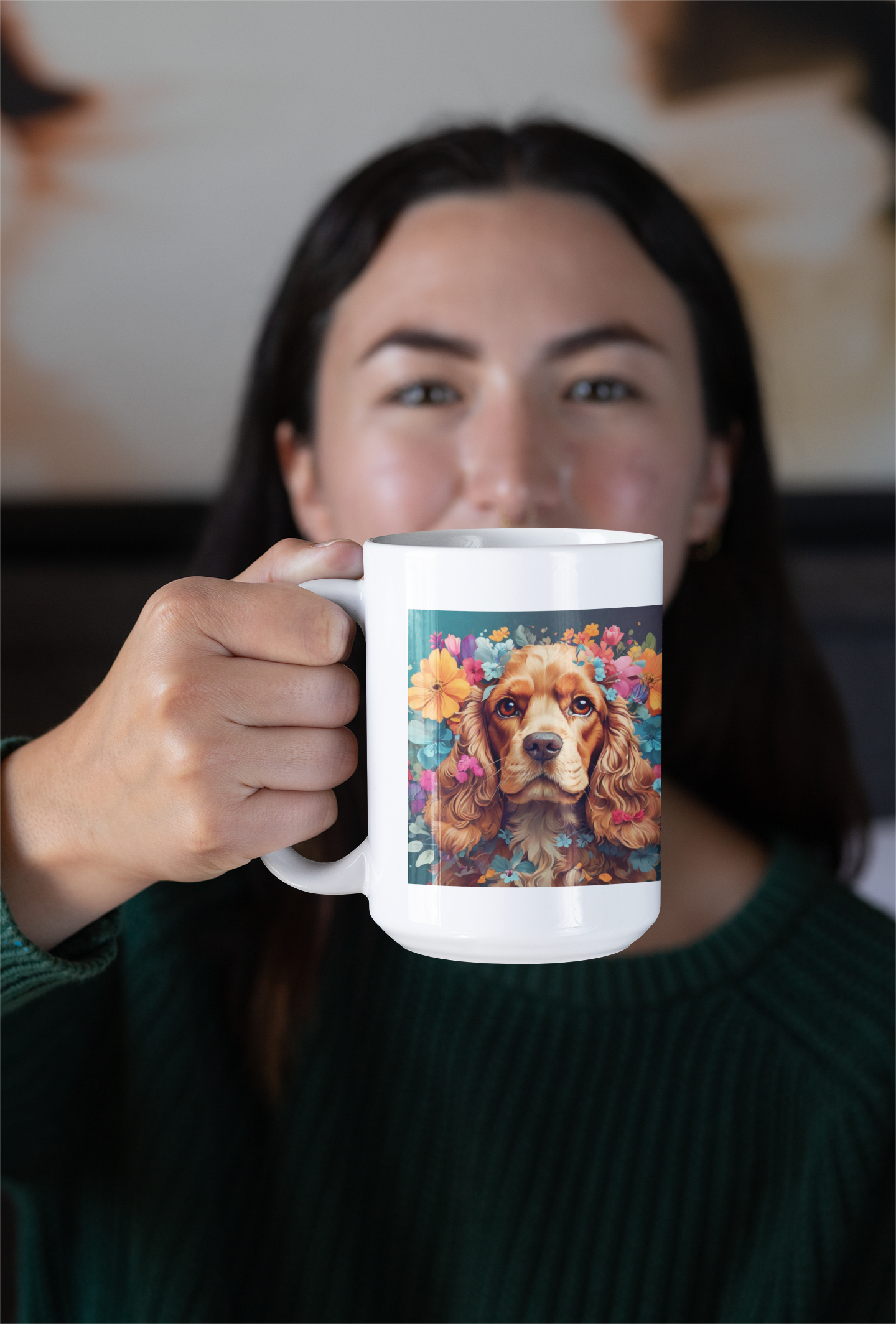 Cocker Spaniel Dog Lover Coffee Mug 15oz