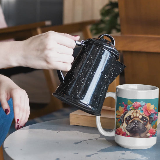 Pug Dog Lover Coffee Mug 15oz