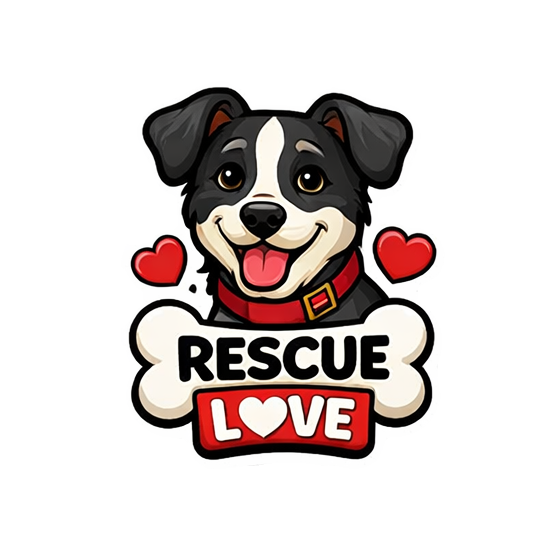 Rescue Love Dog Sticker Puppy Pet Adoption Decal Animal Journal Scrapbooking