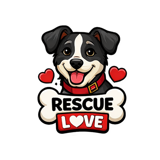 Rescue Love Dog Sticker Puppy Pet Adoption Decal Animal Journal Scrapbooking